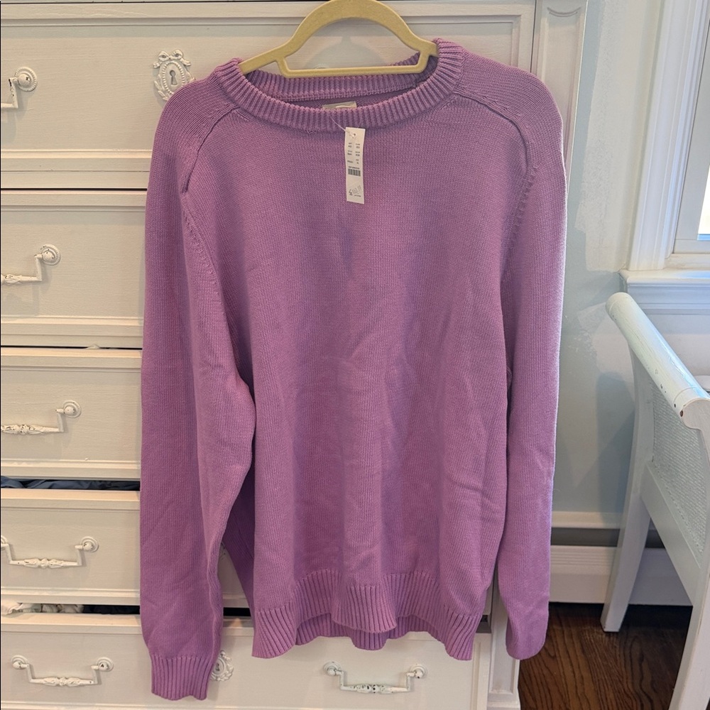 Lilac Crewneck Sweater - men’s Lightweight Knit